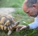 Prince Hussain at the Turtle Conservatory in the Chihuahuan Desert in Mexico   